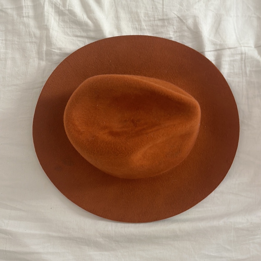 Rust Wool Hat - image 2
